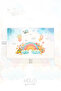 Sweet Rainbow Pattern Wall Tapestry Wall Cloth Children's Room Tapestry Suede Textured Fabric - 2