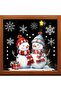 New Year Snowman and Snowflakes Sticker Kit