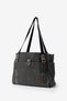 Waxed Canvas Genuine Leather Detailed Tote Bag - Water-Resistant Daily Women's Shoulder Bag – Darwin - 7