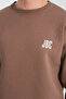 Crew Neck Oversize Ribbed Basic Men's Sweatshirt - 6