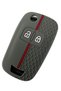 Opel Astra J Insignia Corsa E Chevrolet Cruze Silicone Key Control Case Cover Auto Keychain with 2 Keys - 2