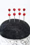 8-Piece Diamond Stone Red Scarf Pin. Scarf Pin. Shawl Pin. Turban Pin. Headscarf Pin - 4