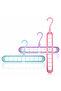 (2 Pcs) Practical Multifunctional 9-Eye Magic Smart Hanger - 9 Compartment In-Cabinet Organizer - 3