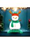 Footed Little Snowman Foil Balloon Christmas Foil Balloon Ornament - 7