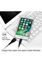 كابل USB قوي للآيفون بطول 1.2 متر - أسود - 2