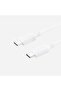 كابل Zero USB-C إلى USB-C يدعم الشحن السريع PD 60W بطول 1 متر - أبيض - 3