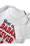 100% Cotton Girls Boys Unisex Baby Mommy Daddy Love Written Snap Fastener Bodysuit Set of 2 - 5