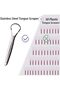 Stainless Steel Tongue Cleaner - Ideal for Fresh Breath and Oral Care - 3