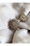 Zircon Stone Sea Urchin Earrings - 5
