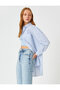 Striped Pocket Long Sleeve Shirt - 2