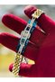 Dk.03.10029-3 Gold-Gri Aranan Kasa Special Stone Women's Wristwatch - 7