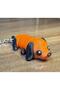 Dog with Orange Black Ears Cute Figure Character Keychain