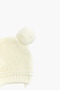 Set of 4 Baby Beanie Hats with Pompoms, Knitted Baby Hats, Knitted Baby Beanie (0-18 Months) - 5