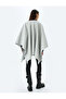 Long Oversize Poncho - 4