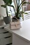 Women's Cream Buckle Detailed Chain Hand Shoulder Bag