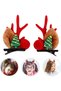 New Year's Christmas 1 Pair of Clip-On Hair Clips - 2