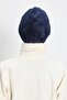 Fleece Hat with Visor, B-73Pl, Navy Blue - 7