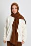 Women's Fleece Winter Beanie, Scarf, Neck Warmer Shawl, B-85Pl, Brown - 2