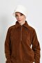 Fleece Hat with Visor, B-73Pl, Ecru - 5