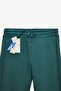 Leutrim Men's Printed 3 Thread Raster Elastic Leg Green Tracksuit Set - 5