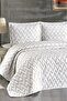 Maria Quilted Double Bedspread 230X240 Cream Beige
