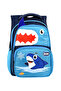 Shark Pattern - Waterproof, Orthopedic Back Feature Primary School and Lunch Box - 5