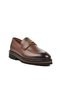 Premium 2871 Brown Genuine Leather Men's Classic Shoes - 3