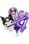 Sanrio Kuromi 4 Years Old Purple Color Balloon Set Anime Hello Kitty Kuromi Concept Birthday Balloon Set - 2