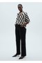 Patterned Satin Shirt - 6