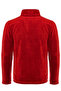 Unisex Red Bato Collar Full Zippered 3 Pocket Outdoor Fleece Jacket - 2