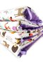 Baby Child Crib Edge Protection 60X120 for Crib (4 Pieces) Nature Lilac - 3