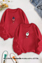 Dear Couple Combination Spiderman Hello Kitty New Year Printed Crew Neck Sweatshirt Set of 2