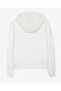 Women's White Fleece Block Hoodie Sweatshirt 231008 -100 - 5