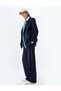 Navy Blue Women's Trousers 5Wak40056Ew - 2