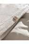 Rosalie Single 100% Cotton Dobby Bed Sheet Pcs Duvet Cover Set - Beige - 8