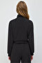 Soft Textured Half Zipper Detailed Sweatshirt - 6