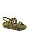 Tahiti Platform Women's Rope Sandals - Khaki