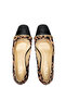 Women's Genuine Leather Leopard Heeled Shoes - 6