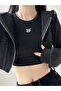 Hype Streetwear Crop Zippered Cardigan - 2