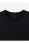 Mi̇ngalondon Happy Cat Printed Black T-Shirt - 3