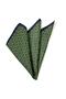 Green Navy Blue Patterned Handkerchief