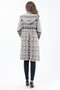 Women's Stone Patterned Hooded Cardigan - 2