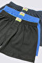 Mixed Color Boy's Towel Waist Boxer 3 Pack 100% Cotton - 2