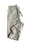 Men's Relaxed Fit Waist Tied Side Pocket Stretchy Jogger Pants - 3