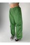 Y2K String Pleated Waist Leg Rubber Detail Snap Cover Pocket 4 Season Pants - 4