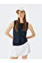 Striped Button Detailed Crew Neck Sleeveless Vest - 2