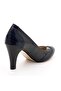 40 - 41 - 42 - 43 - 44 Size 1954 Navy Blue Lezar Black Patent Leather Large Size Shoes - 4