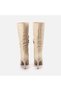 Genuine Leather Women's Heeled Boots 760731 - 4