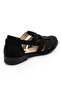 6259 Black Suede Large Size Women's Shoes - 4