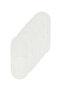 6 Pairs - White Bamboo Silicone Plain Women'S/Men's Ballerina Socks